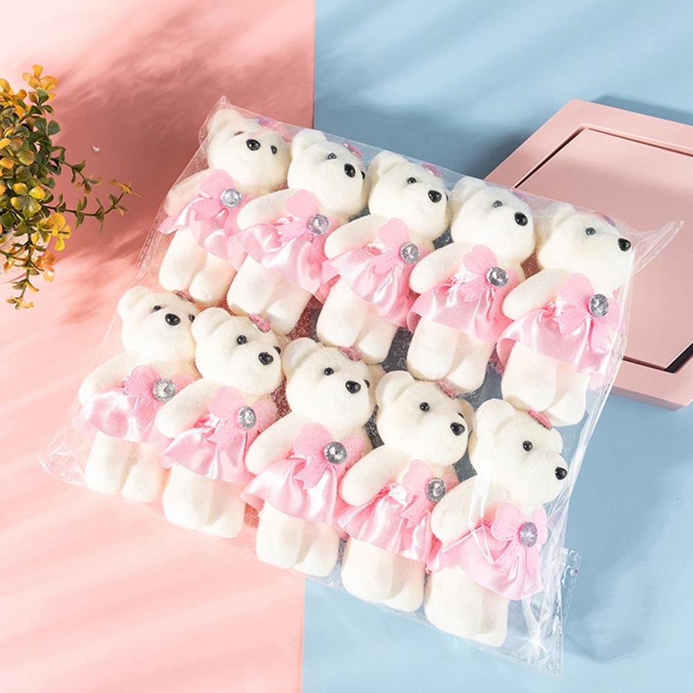 Home Decor Happy - 10pcs/Bag Bouquet Bear Ice Cream Diamond