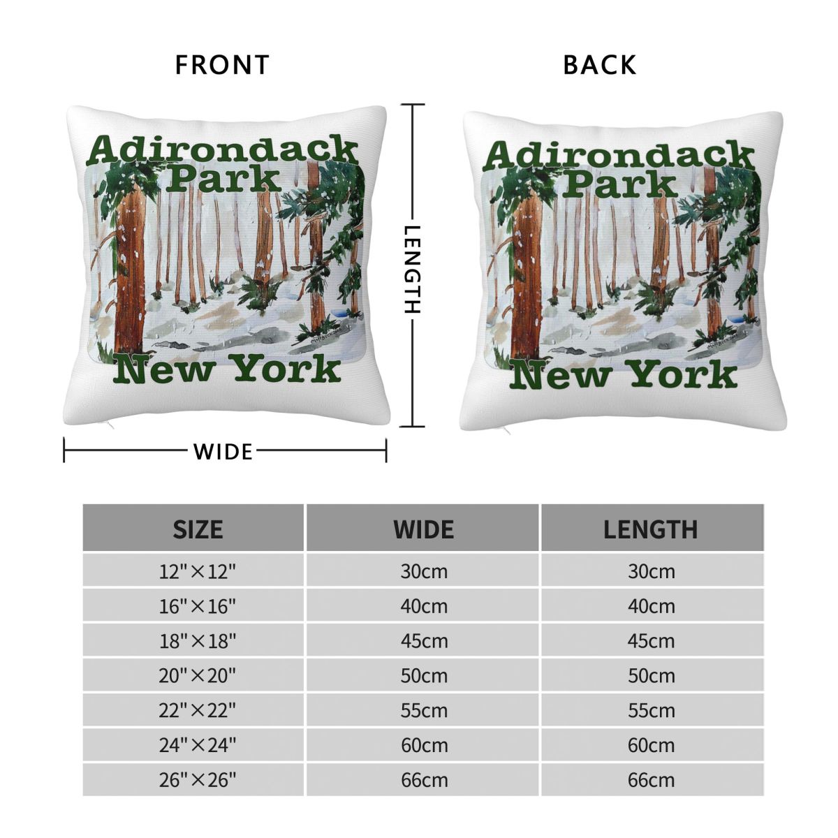 Adirondack Park New York Pillo - огляд і ціна Home Decor New York