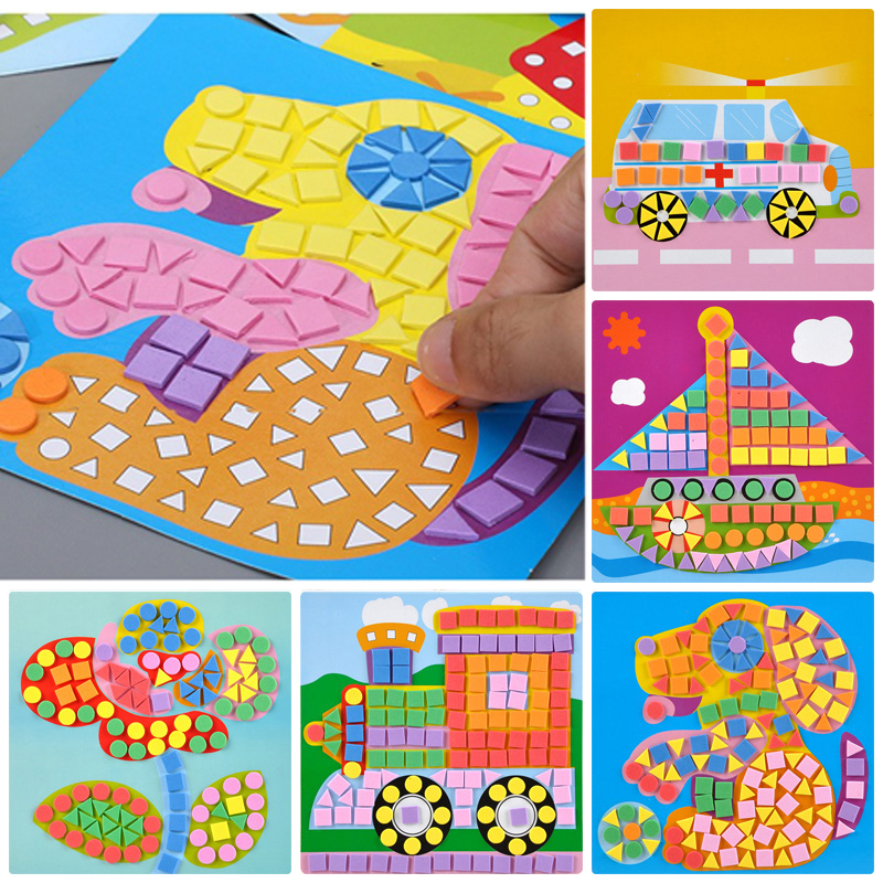 6/12pcs Mosaics Paintings DIY  - огляд і ціна Home Decor Scrap