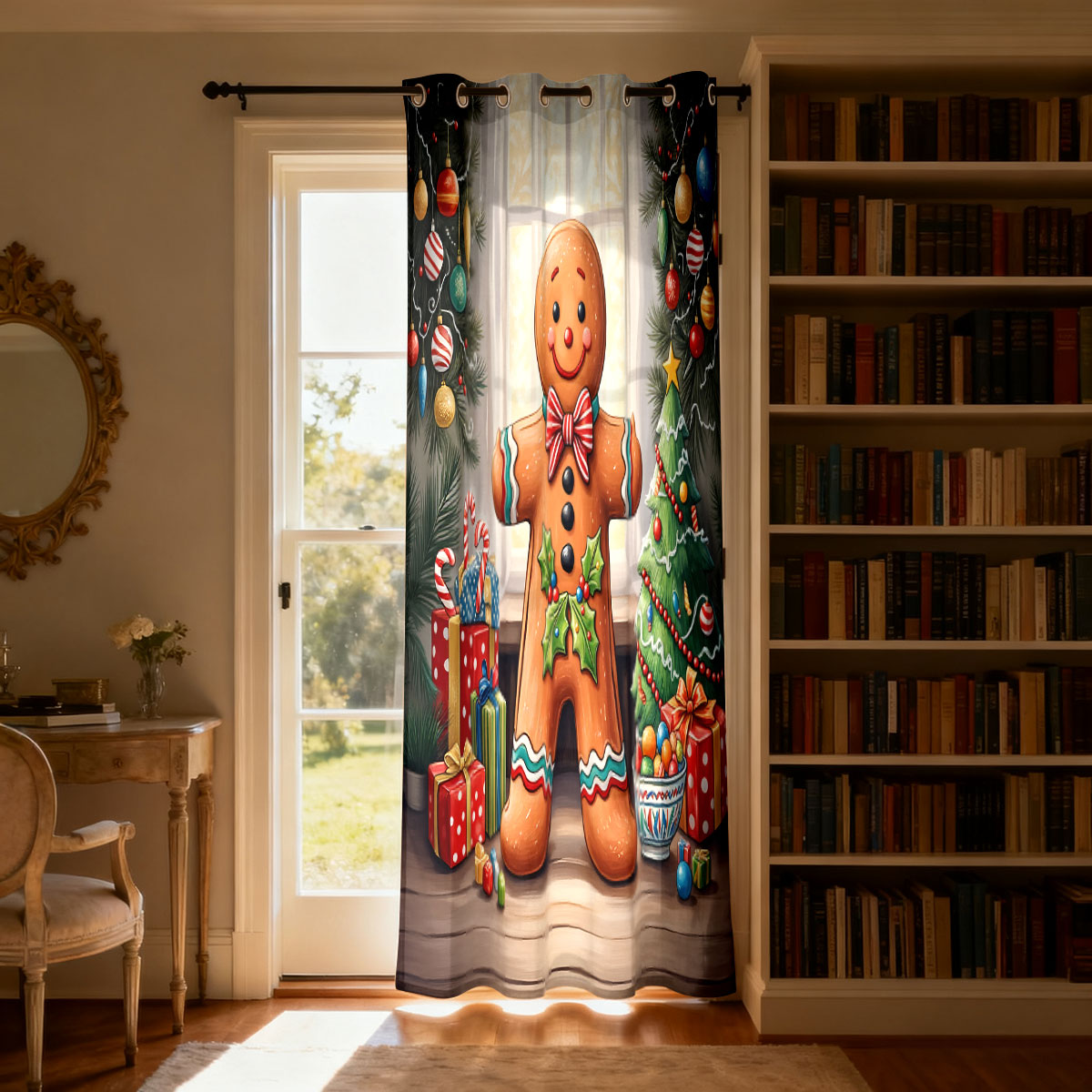 Christmas Gingerbread Man Xmas - огляд і ціна Home Decor Curtains