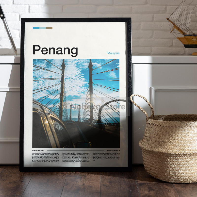 Asia Malaysia Travel Posters K - огляд і ціна Home Decor Kuching