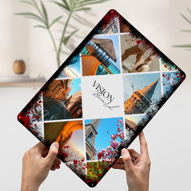 Travel Vision Board Collage Pr - огляд і ціна Home Decor Vision Board