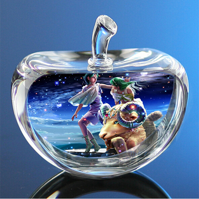80mm Crystal Zodiac Sign Glass - огляд і ціна Sand Art Picture