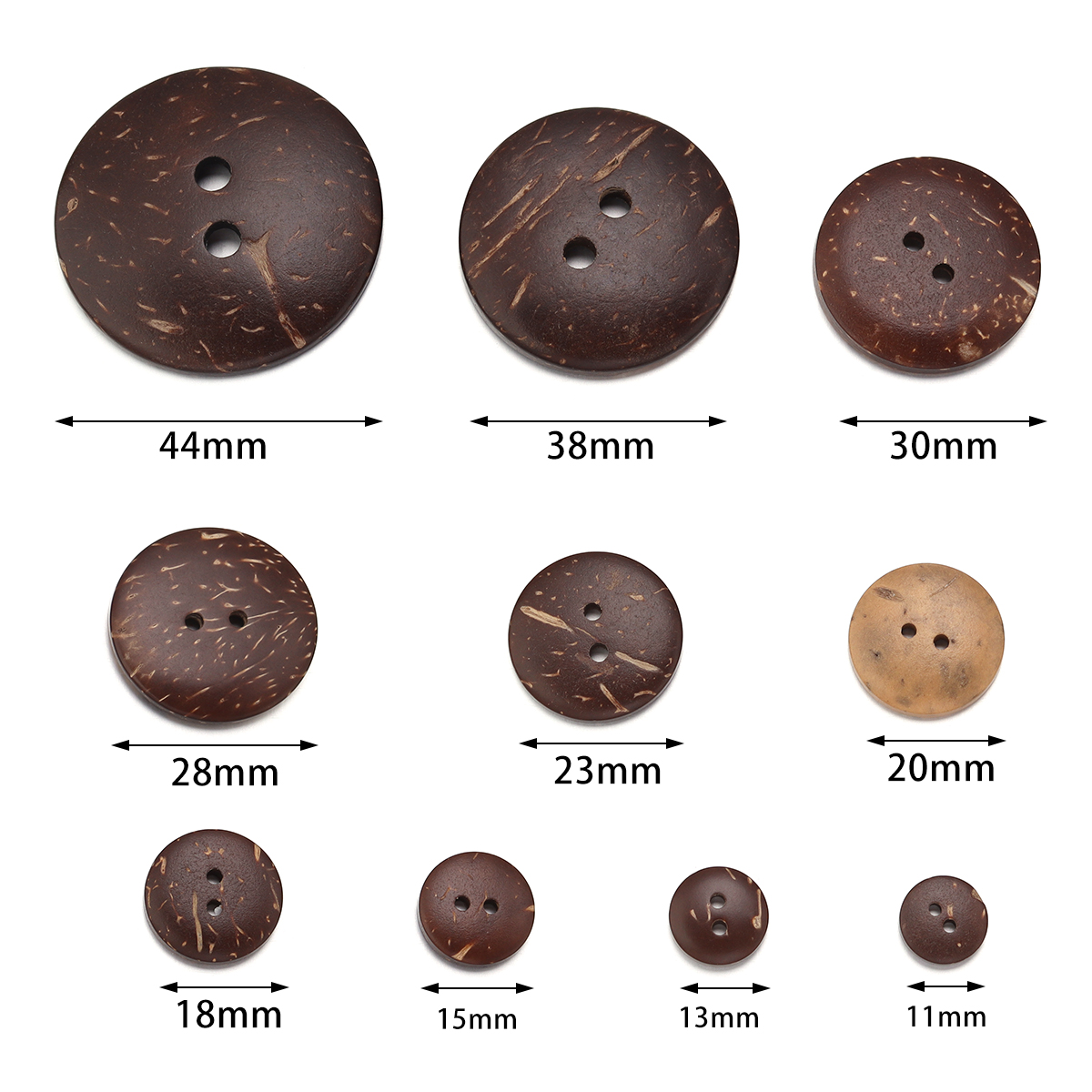 10-100Pcs Natural Coconut Shel - огляд і ціна Home Decor Solution