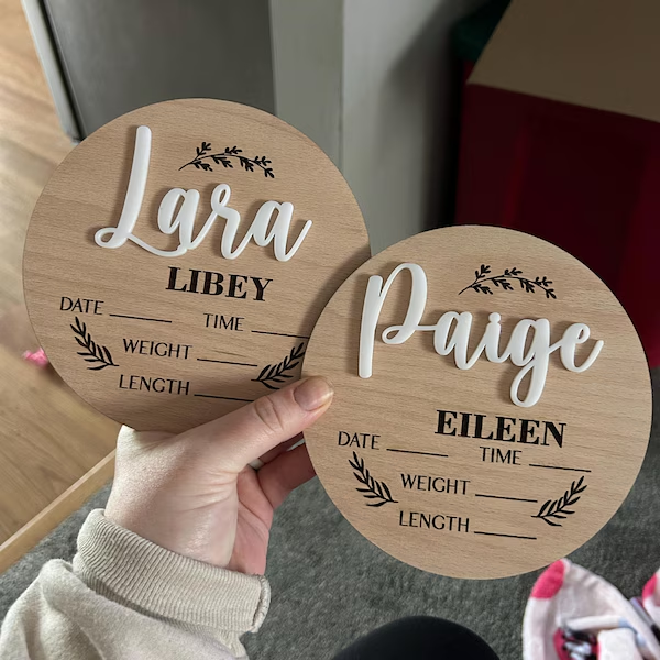 1Pc Custom Baby Announcement S - огляд і ціна Home Decor Ideas