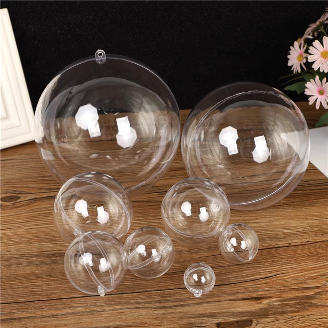 1-20CM Transparent Balls Hollo - огляд і ціна Home Decor Xmas Gifts