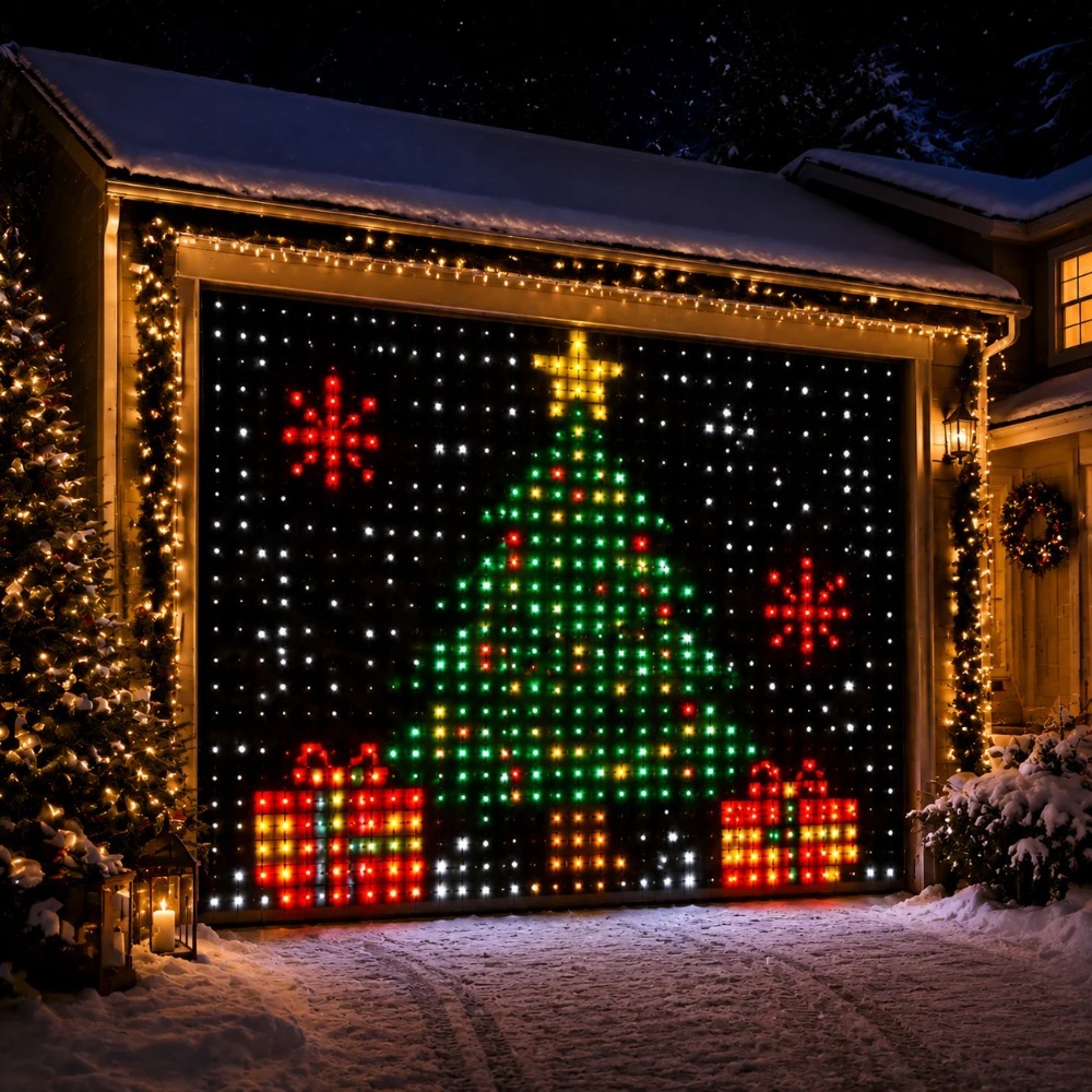 LED Pixel Curtain Lights Bluet - огляд і ціна Home Decor Curtains