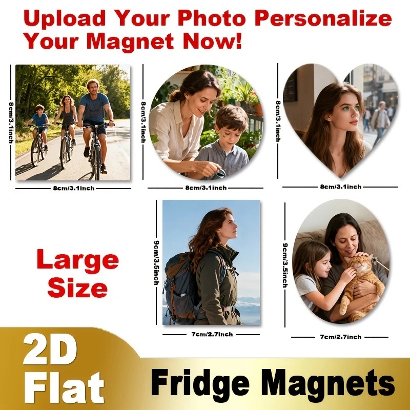 Custom Photo Fridge Magnet 2D  - огляд і ціна Home Decor Com