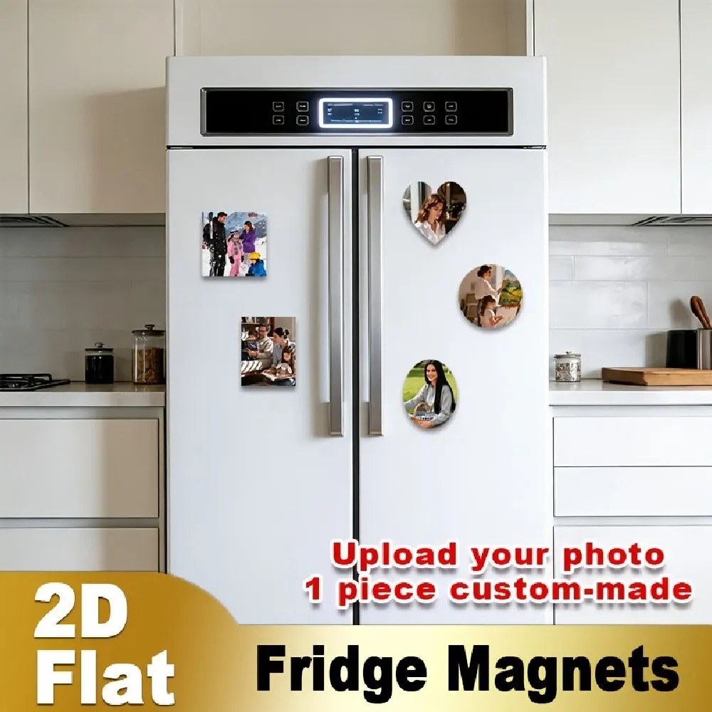 Custom Photo Fridge Magnet 2D  - огляд і ціна Home Decor Com