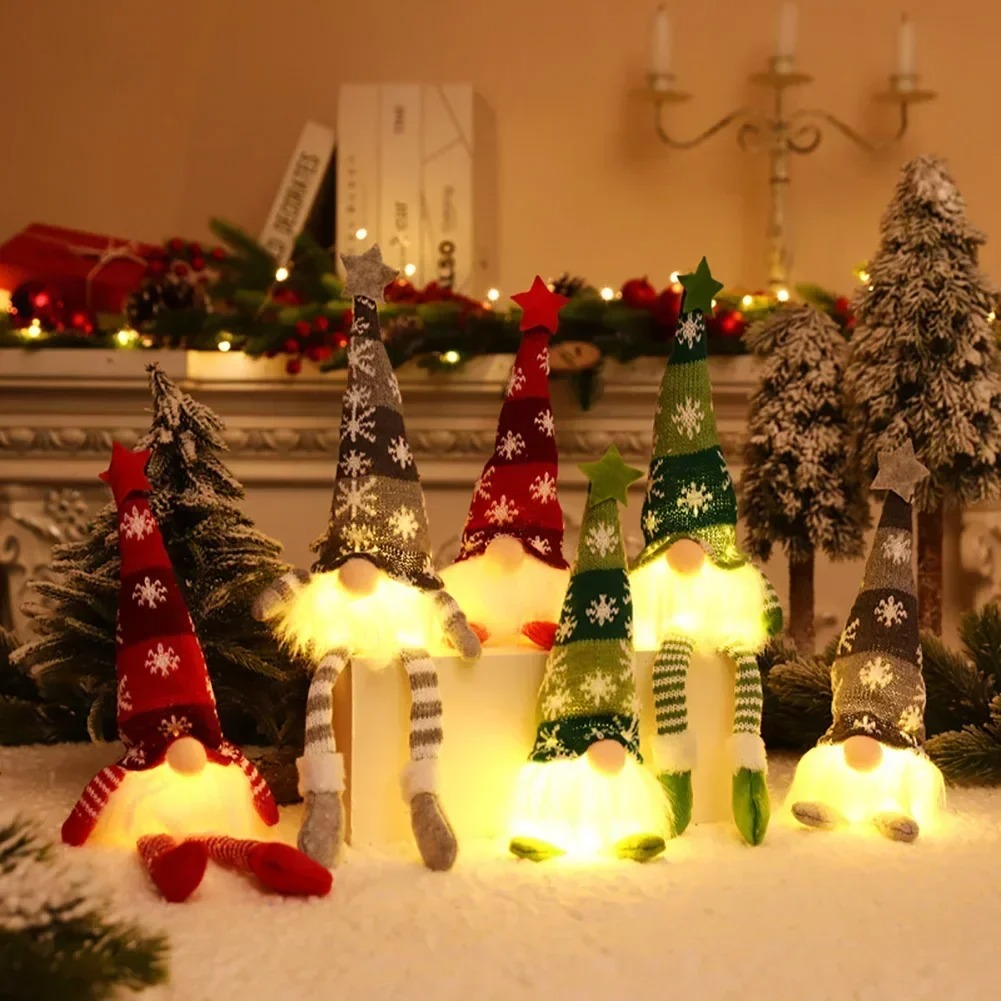 LED Christmas Gnome Faceless D - огляд і ціна Home Decor Xmas Gifts