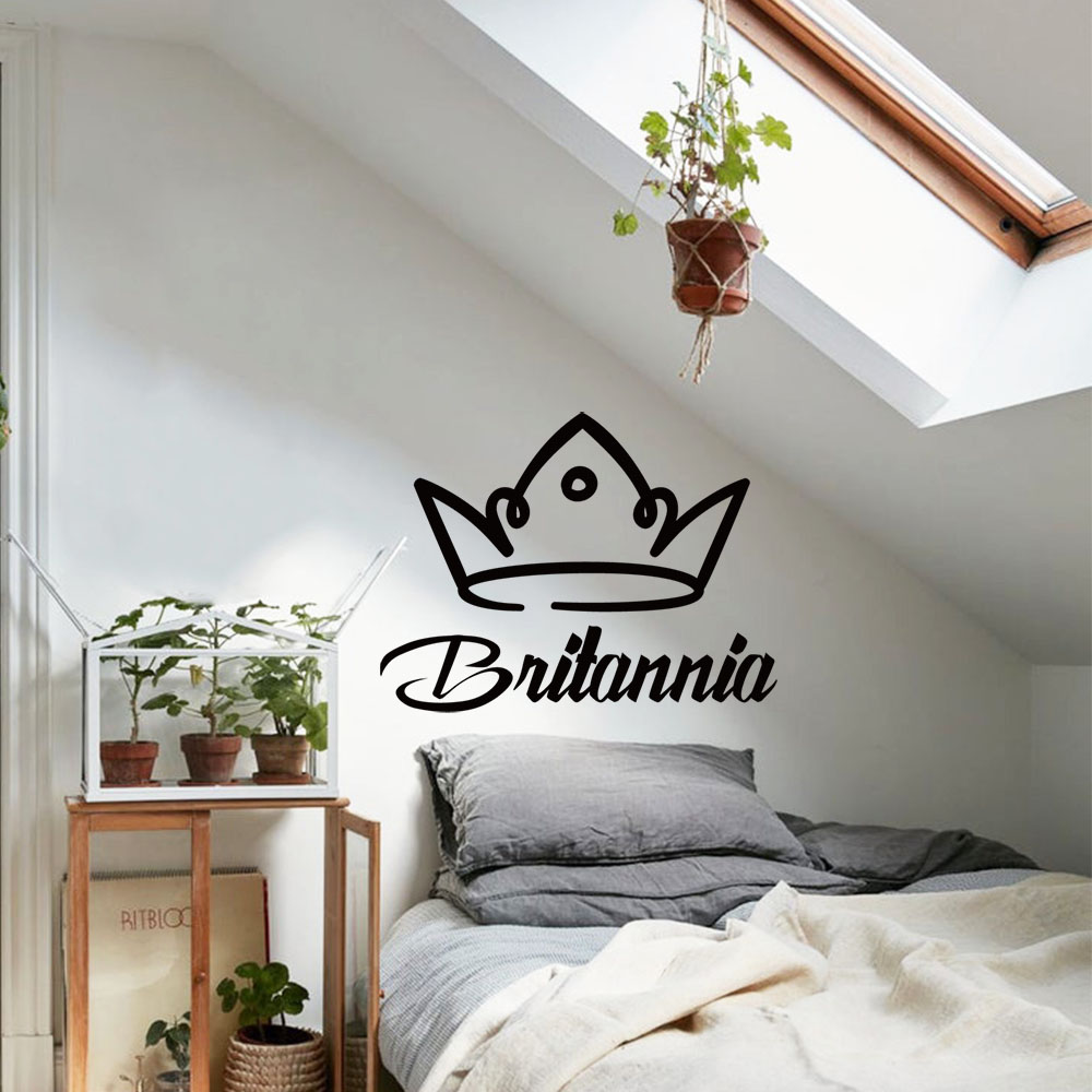 1PC Romantic Crown Customizabl - огляд і ціна Home Decor Wallpaper