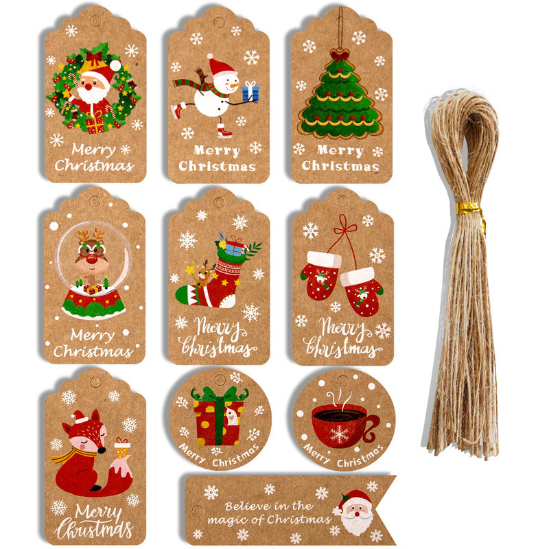 50pcs Merry Christmas Thank Yo - огляд і ціна Home Decor Xmas Gifts
