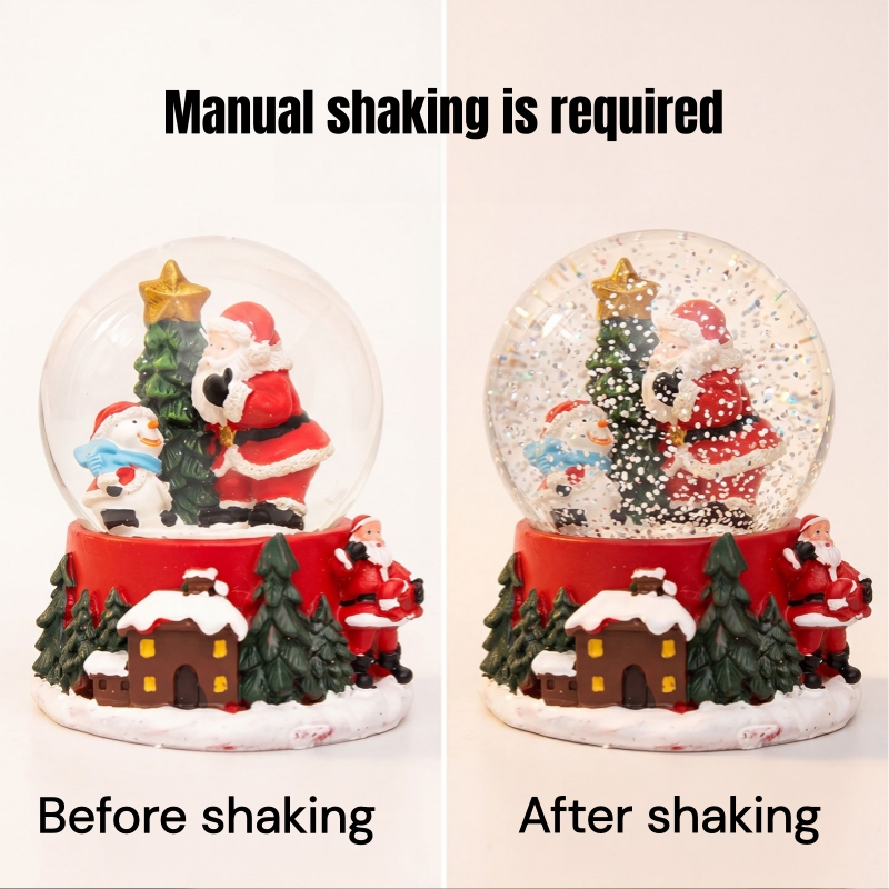 Non-Luminous Santa Claus Snow  - огляд і ціна Home Decor Xmas Gifts