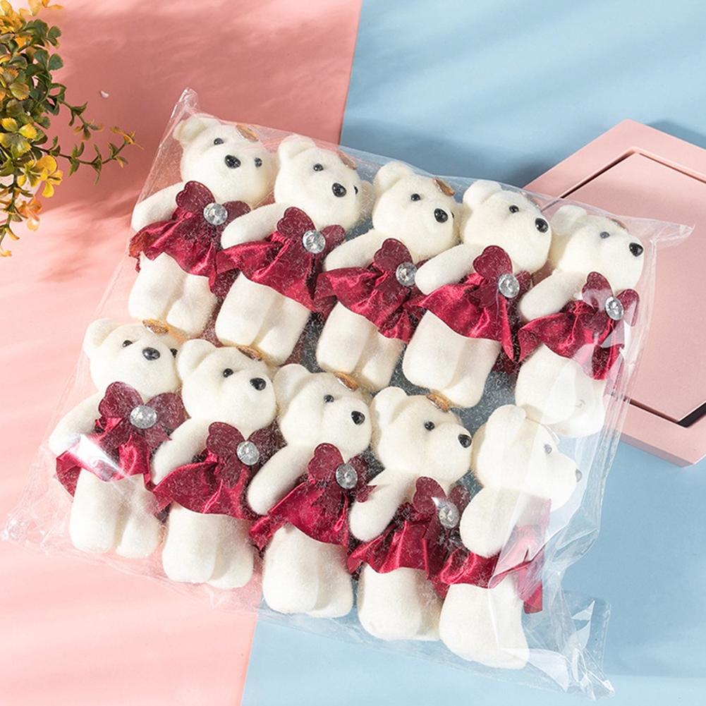 10pcs/Bag Bouquet Bear Ice Cre - огляд і ціна Home Decor Happy