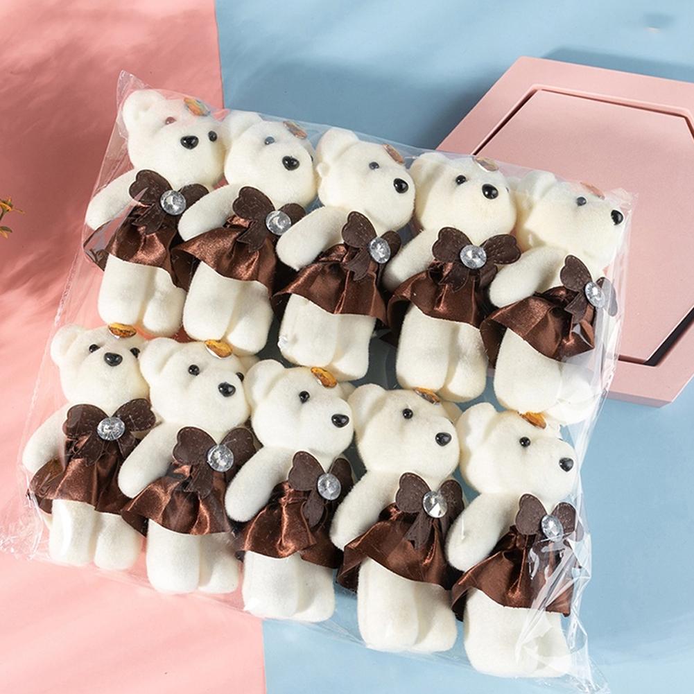 10pcs/Bag Bouquet Bear Ice Cre - огляд і ціна Home Decor Happy
