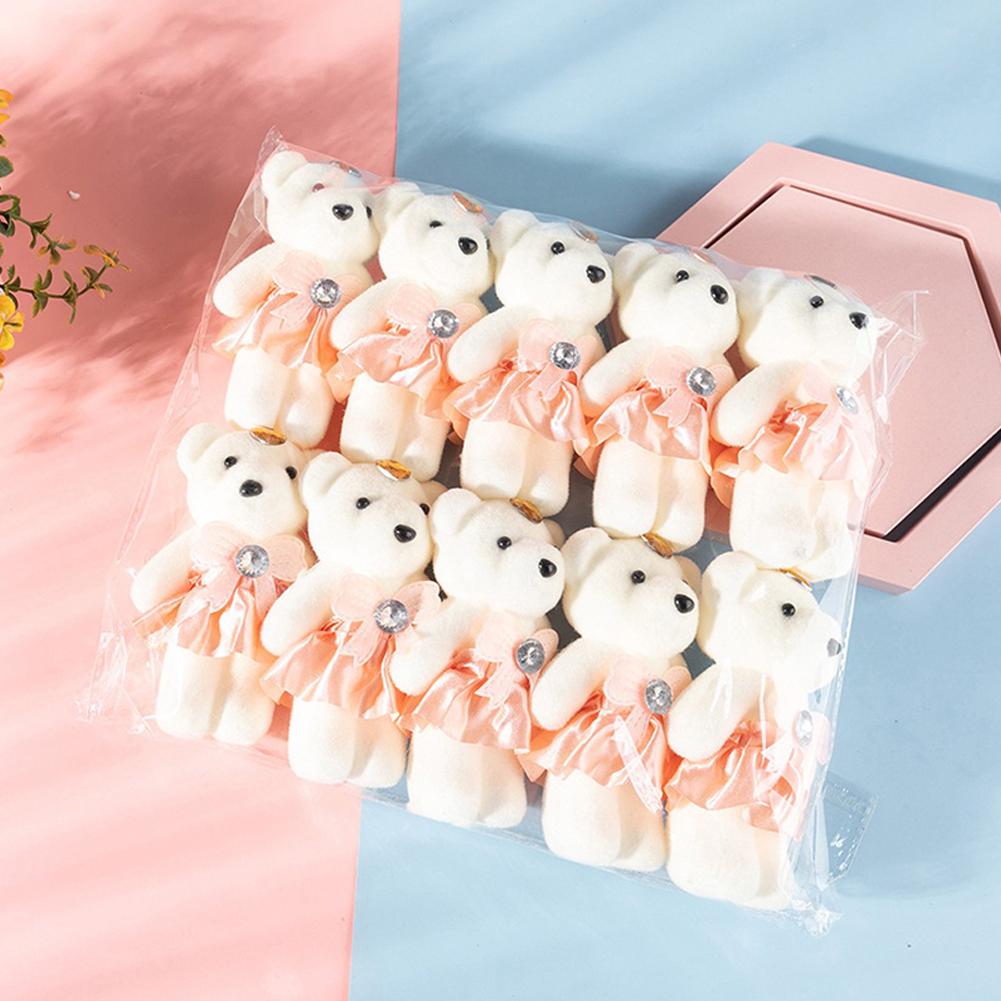 10pcs/Bag Bouquet Bear Ice Cre - огляд і ціна Home Decor Happy