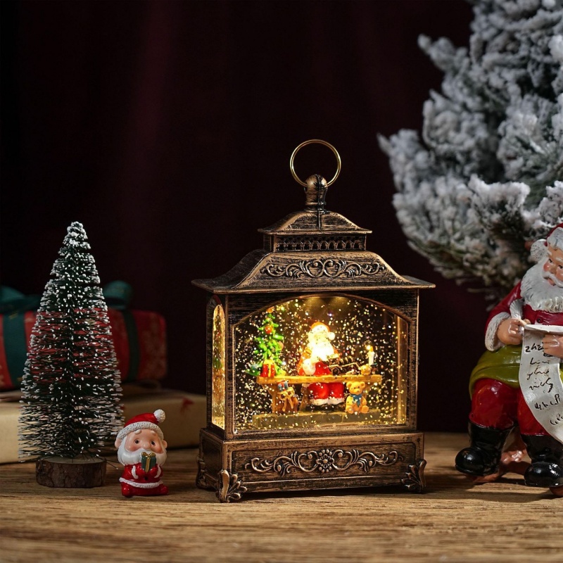 Snow Globe Music Box Christmas - огляд і ціна Home Decor Xmas Gifts