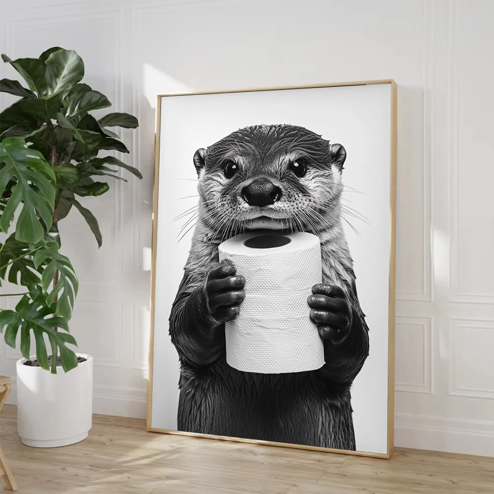 Highland Cow Otter Cat  Raccoo - огляд і ціна Home Decor Scrap