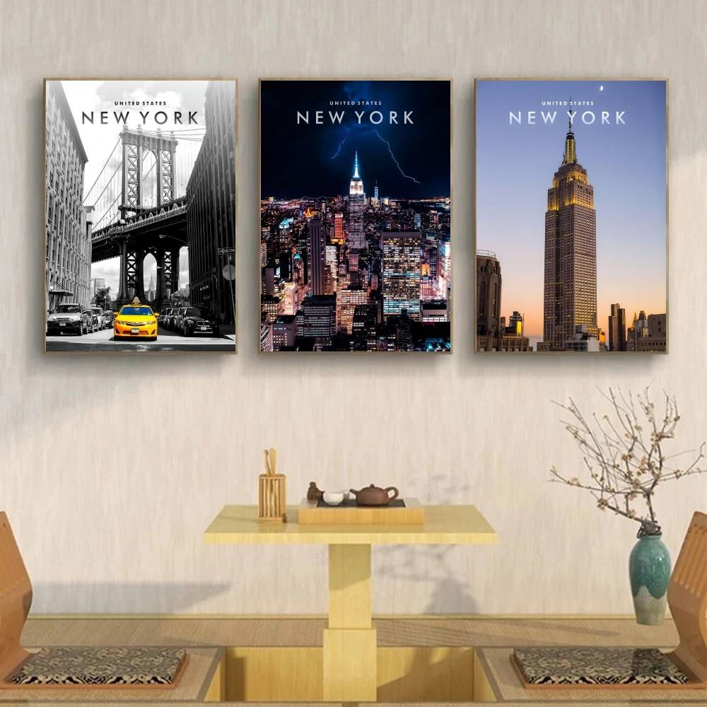 New York City Landscape Paper  - огляд і ціна Home Decor New York