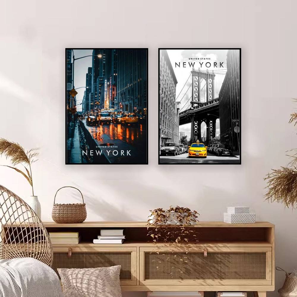 New York City Landscape Paper  - огляд і ціна Home Decor New York