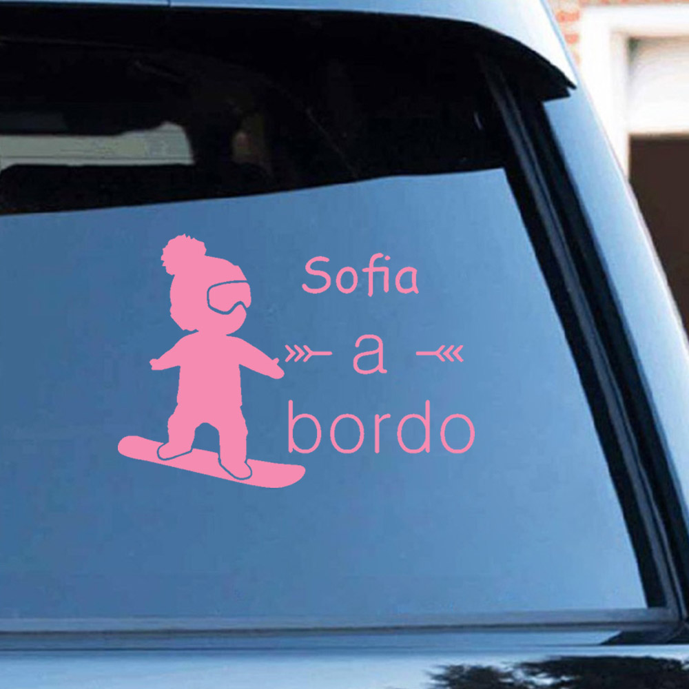 1pc Vinyl baby a bordo colorfu - огляд і ціна Home Decor Wallpaper