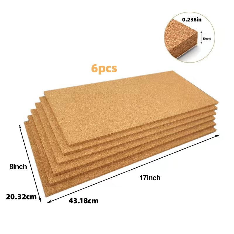 6-Piece Cork Board Bulletin Bo - огляд і ціна Home Decor Vision Board