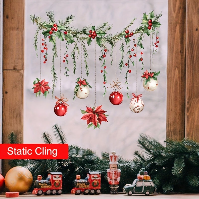 Christmas Windows Sticker Merr - огляд і ціна Home Decor Xmas Gifts