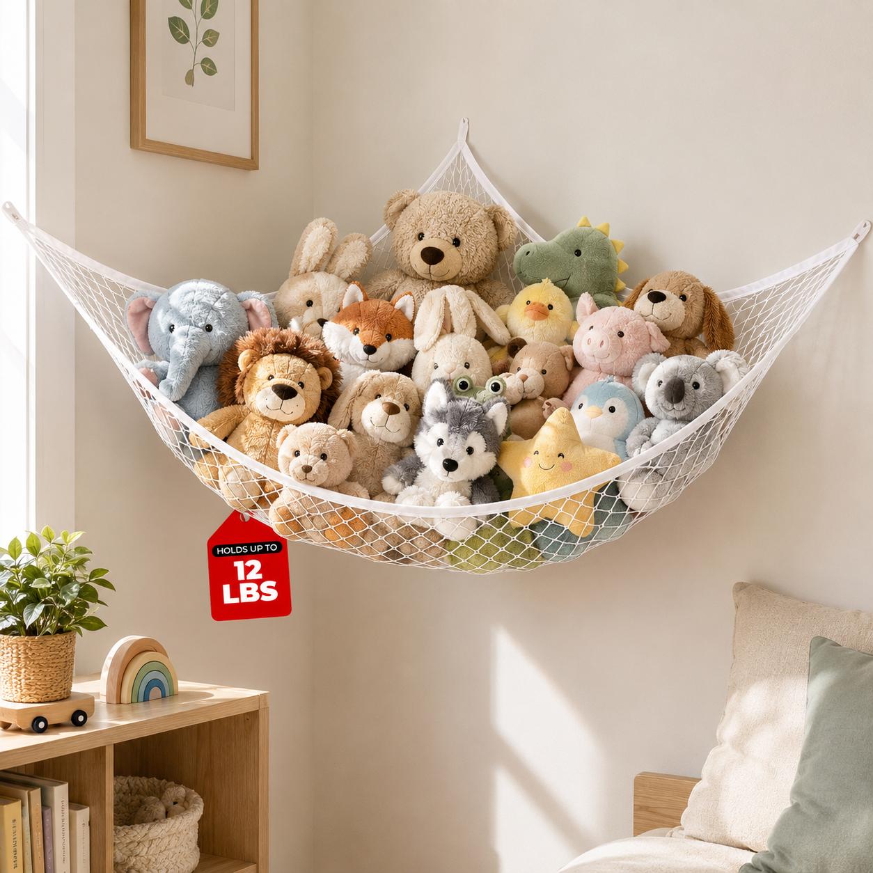Mesh Toy Storage Hammock Hangi - огляд і ціна Home Decor Com