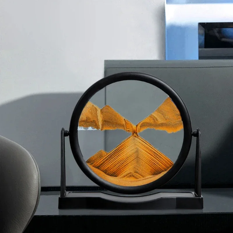Rotatable Round Glass Sandscap - огляд і ціна Sand Art Picture