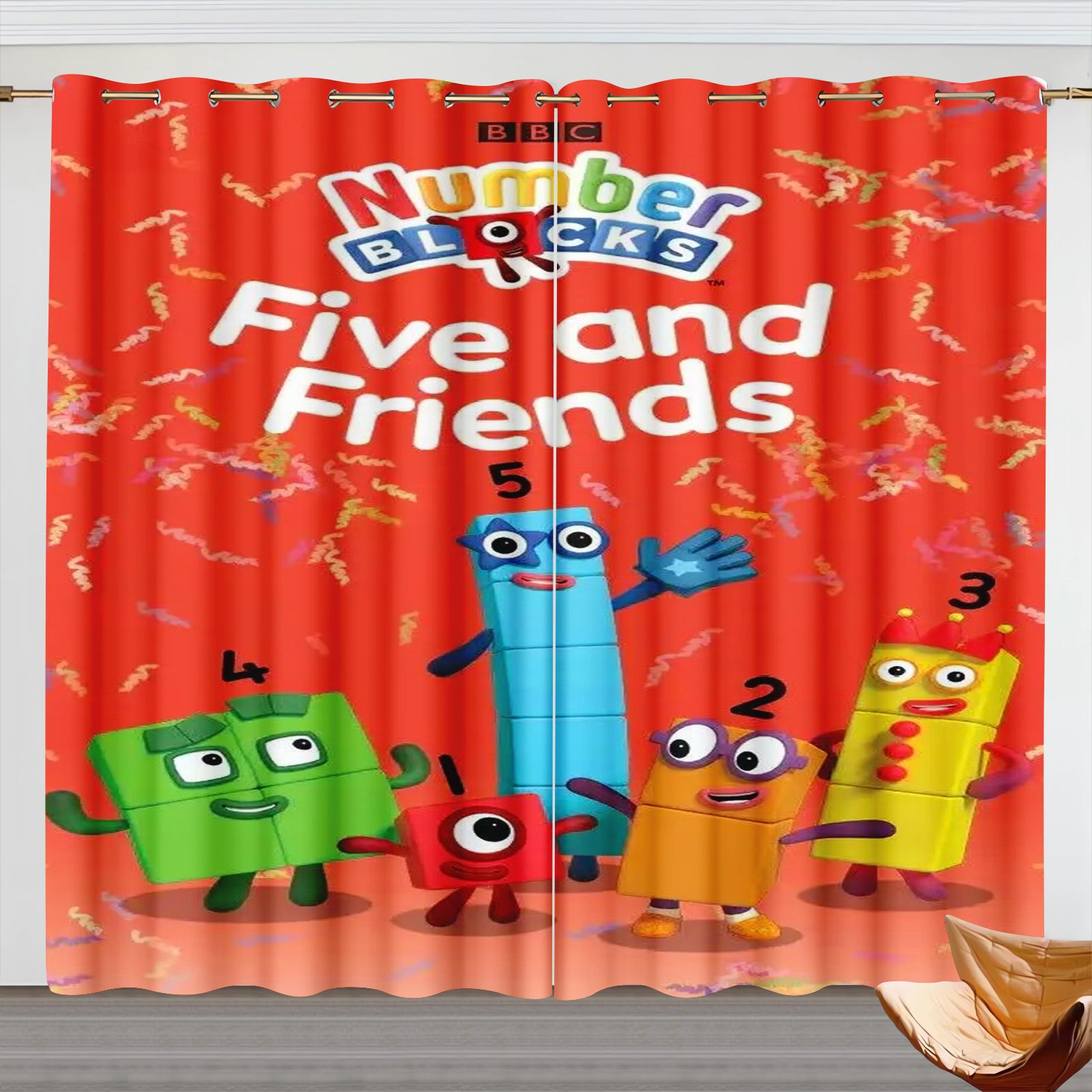 Numberblocks Cartoon Curtains, - огляд і ціна Home Decor Curtains