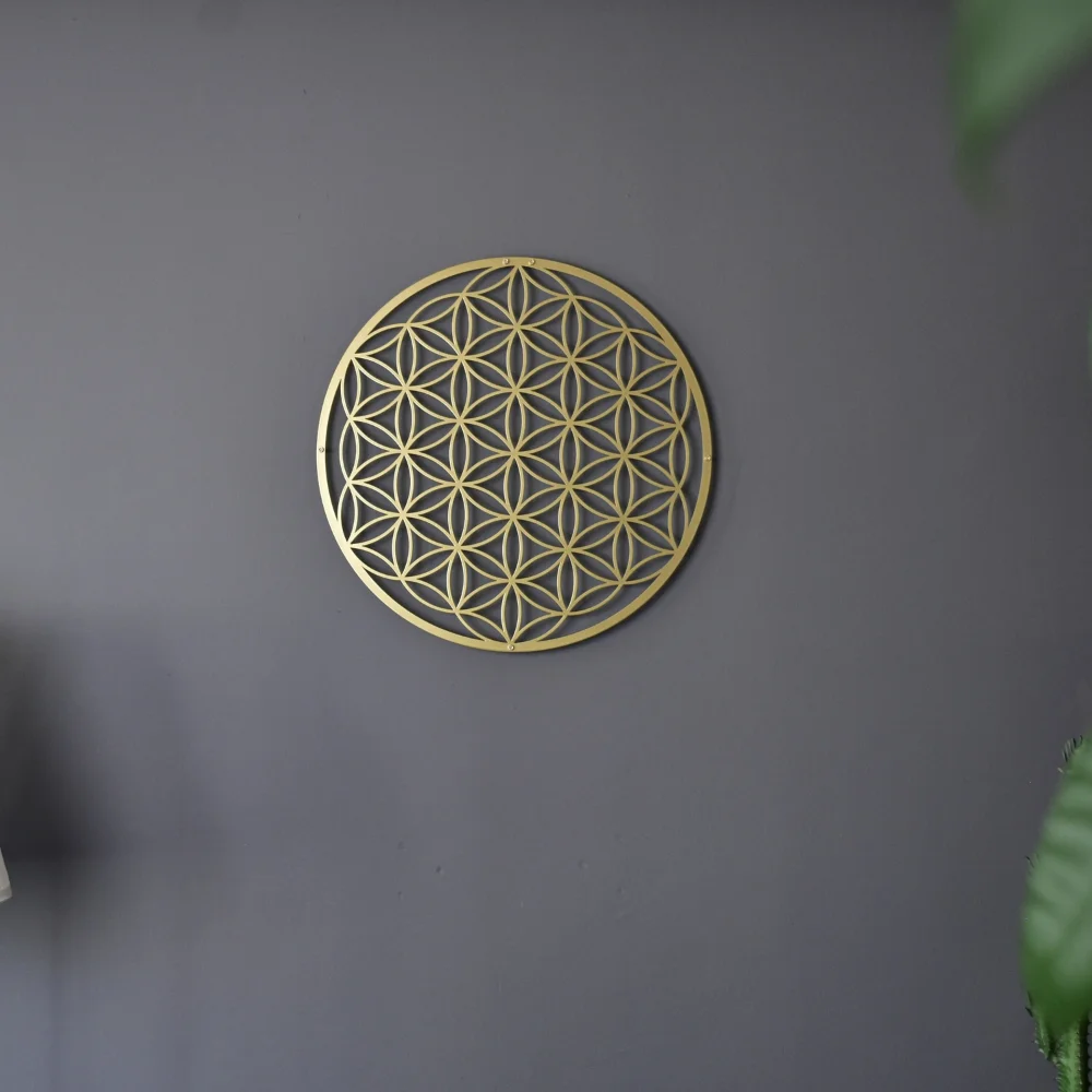 Flower of Life Metal Wall Art  - огляд і ціна Home Decor Sofa