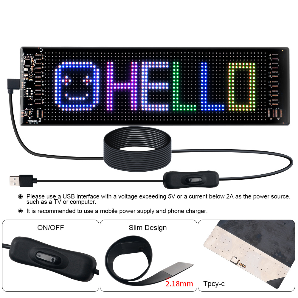 LED Matrix Pixel Panel Scrolli - огляд і ціна Home Decor Com
