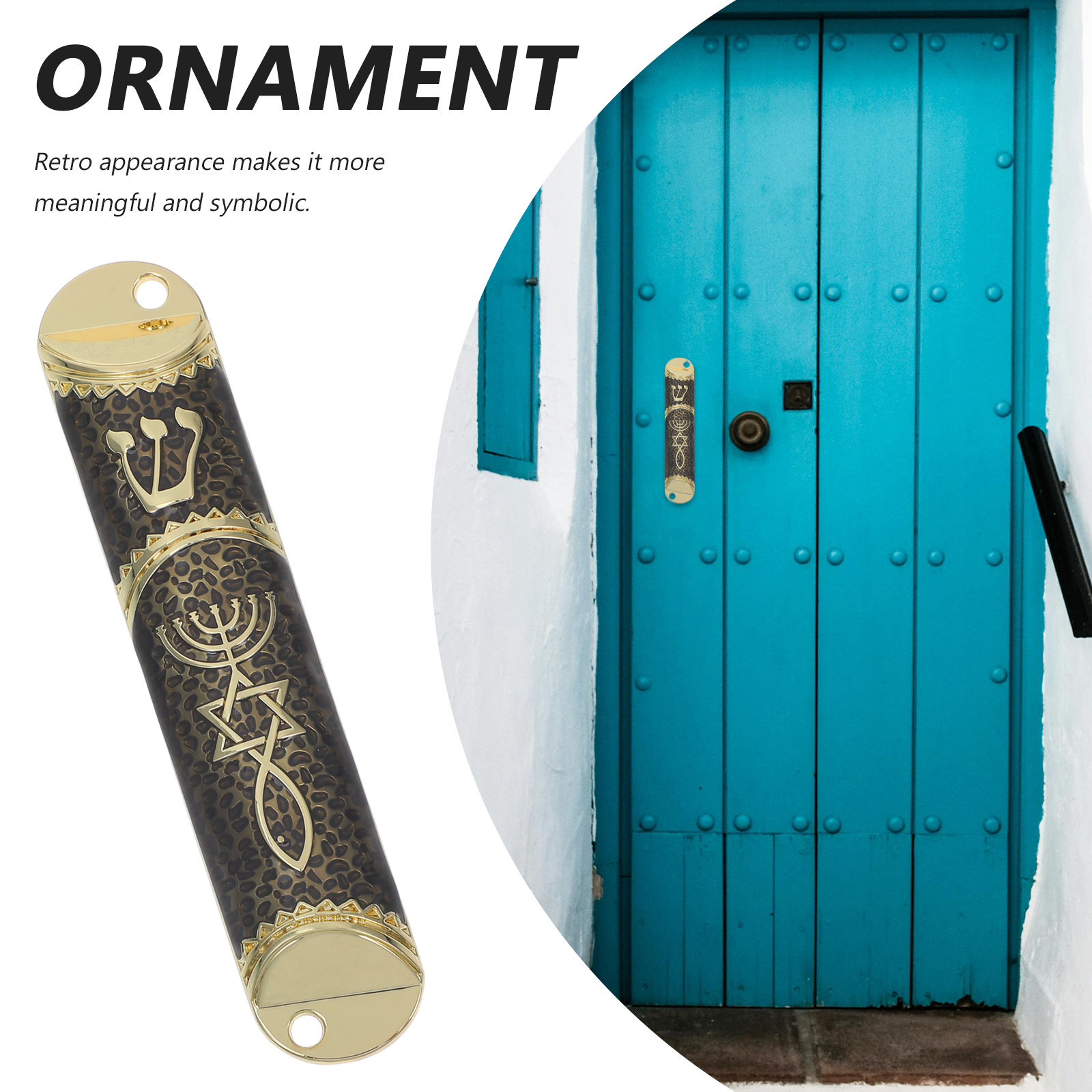 Religious Mezuzah Metal Door D - огляд і ціна Home Decor Sofa