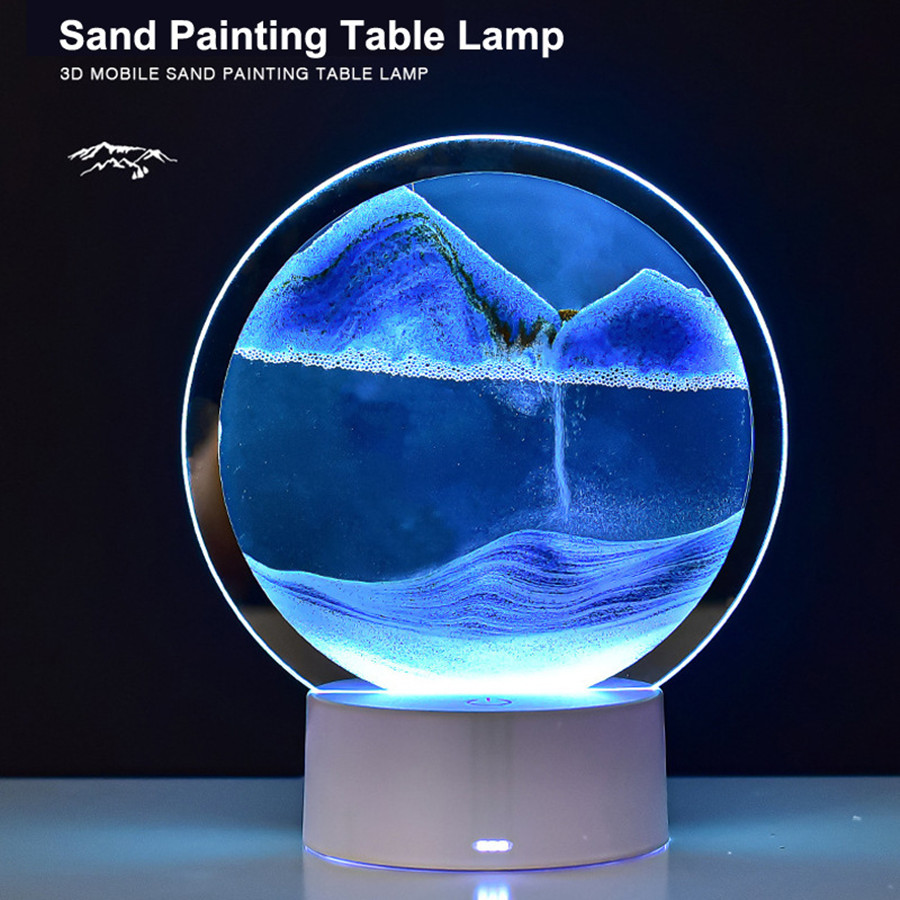 LED 16 Colors 3D Sandscape Lam - огляд і ціна Sand Art Picture