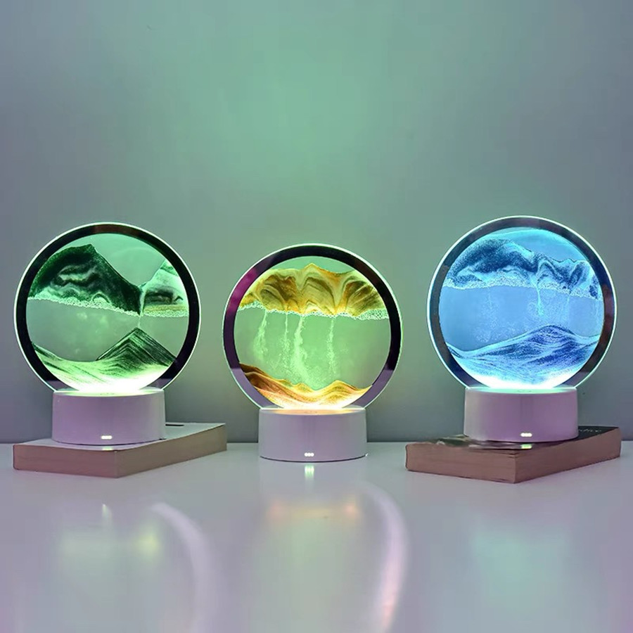 LED 16 Colors 3D Sandscape Lam - огляд і ціна Sand Art Picture