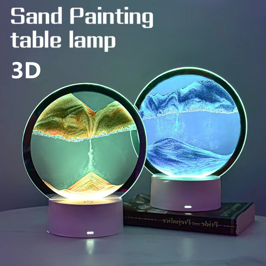 LED 16 Colors 3D Sandscape Lam - огляд і ціна Sand Art Picture