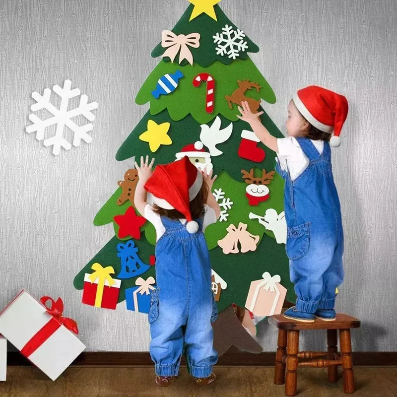 Kids DIY Felt Christmas Tree C - огляд і ціна Home Decor Xmas Gifts