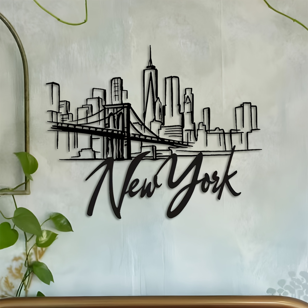 CIFBUY Metal Wall Art New York - огляд і ціна Home Decor New York