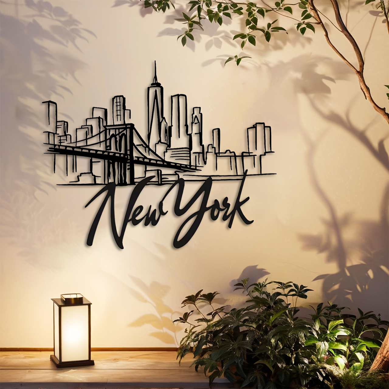 CIFBUY Metal Wall Art New York - огляд і ціна Home Decor New York
