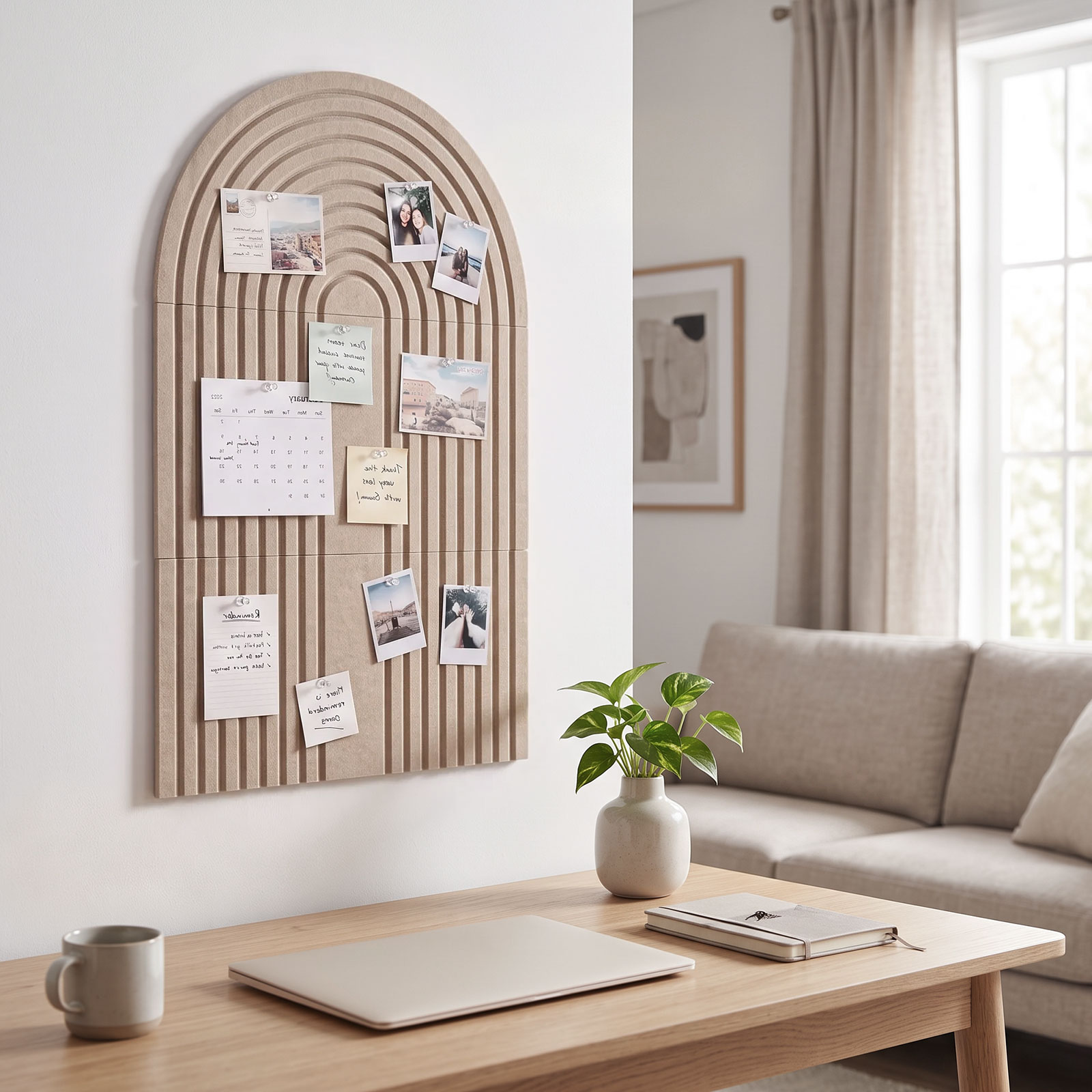 Large Arched Felt Bulletin Boa - огляд і ціна Home Decor Vision Board
