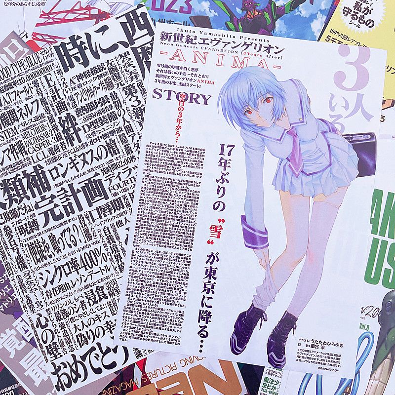 10/20/40pcs Evangelion Ayanami - огляд і ціна Home Decor Scrap