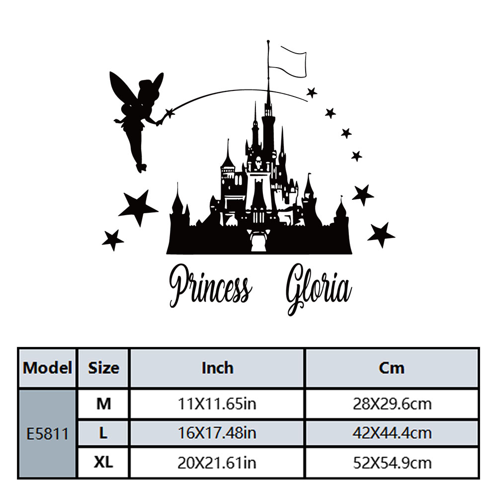 1PC Cartoon Fairy Castle Custo - огляд і ціна Home Decor Wallpaper