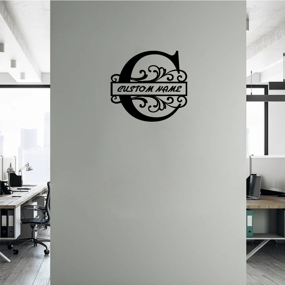 1PC Hot Sale Letter C Customiz - огляд і ціна Home Decor Wall Stickers