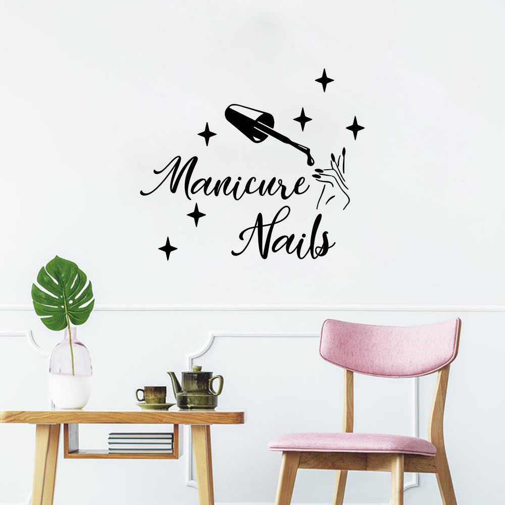 1PC Creative Manicure Personal - огляд і ціна Home Decor Wall Stickers