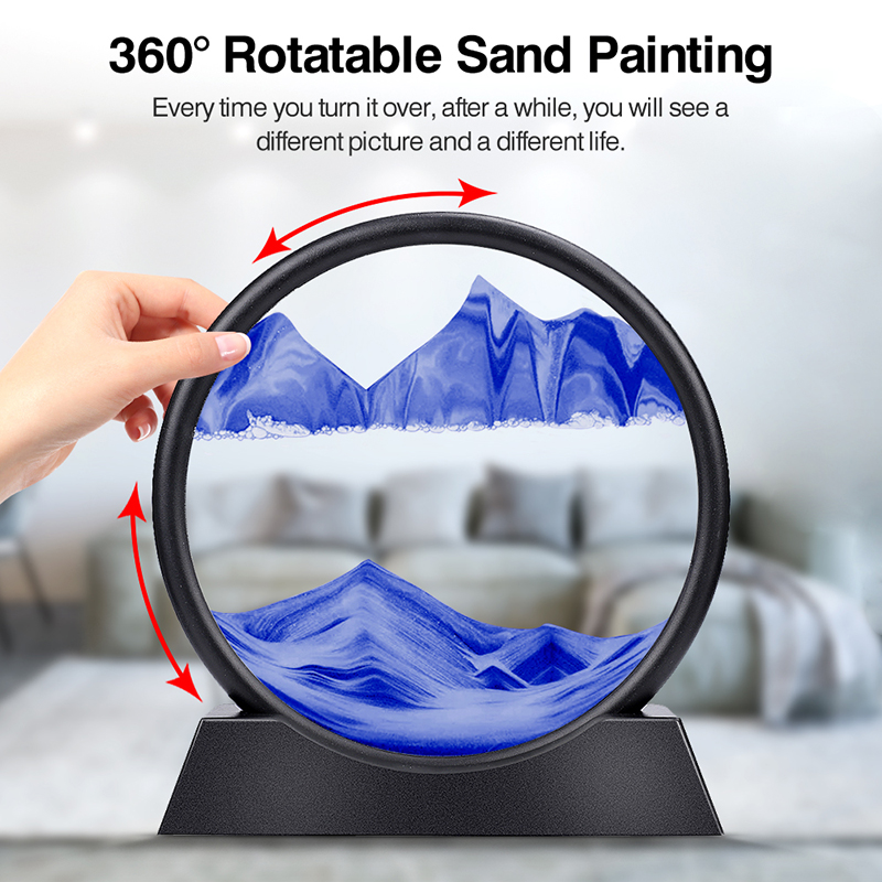 Moving Sand Art Picture Round  - огляд і ціна Sand Art Picture