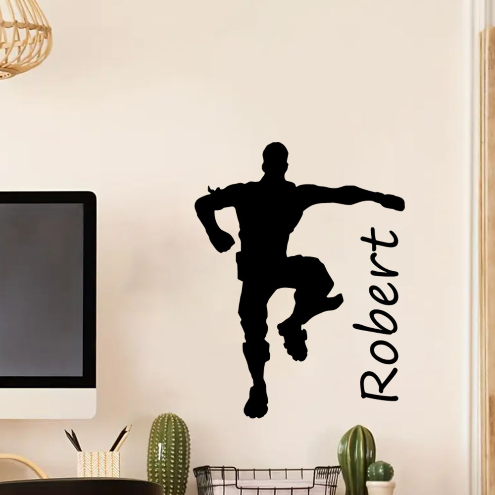 1PC Hot Sale Dancer Custom Nam - огляд і ціна Home Decor Wall Stickers