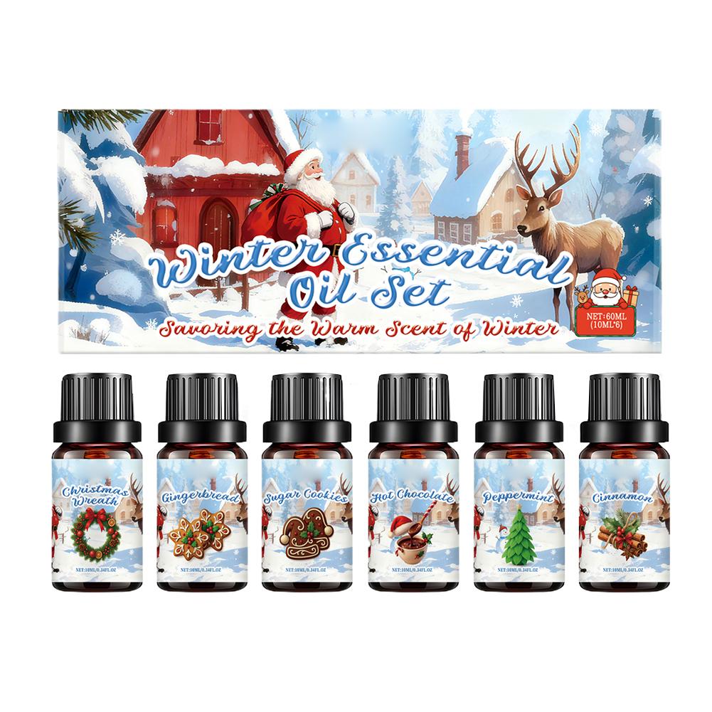 Winter Essential Oil Set 6PCS* - огляд і ціна Home Decor Xmas Gifts