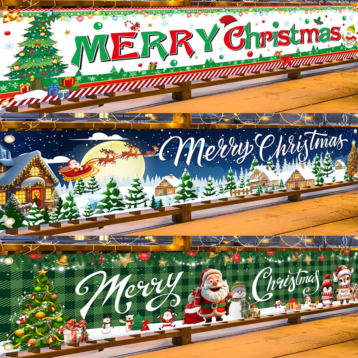 Christmas Tree Banner Christma - огляд і ціна Home Decor Xmas Gifts