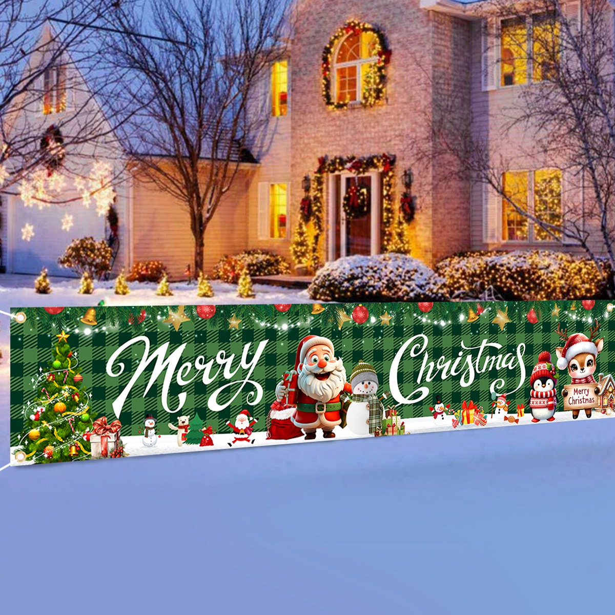 Christmas Tree Banner Christma - огляд і ціна Home Decor Xmas Gifts