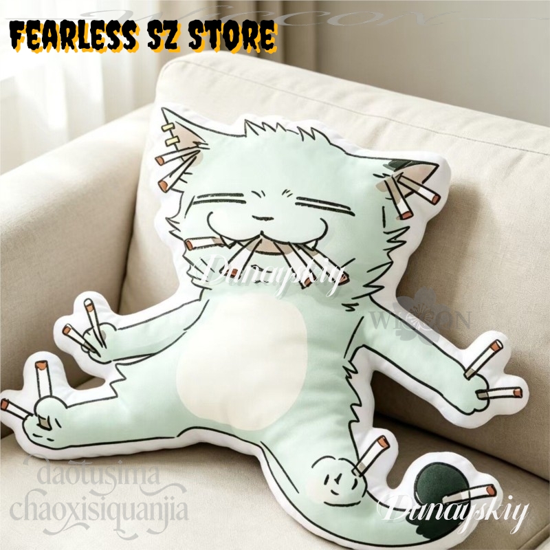 Chainsmoker Cat Q Version Doll - огляд і ціна Home Decor Sofa